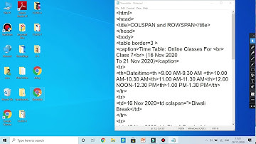 Class 7: Tables and Forms in HTML, Day 6 Part 2