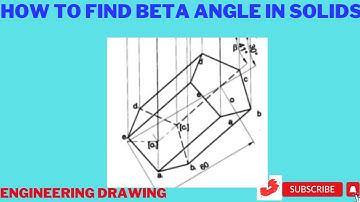 How to find beta angle in prism (Solids)