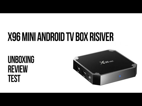 X96 Mini Android TV Box risiver - unboxing, review i test