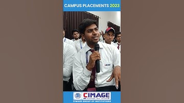 Student Sharing an experience at Mid Placement Party