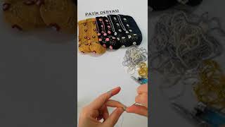 Boncuklu patik yapımı