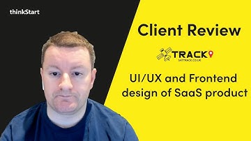 Thinkstart service review/feedback for frontend design of a SaaS platform.