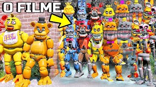 ANIMATRONICS MOVIE VS TODOS OS ANIMATRONICS GOLDEN FREDDY, FREDDY, CHICAS, BONNIE ...(O FILME 7)