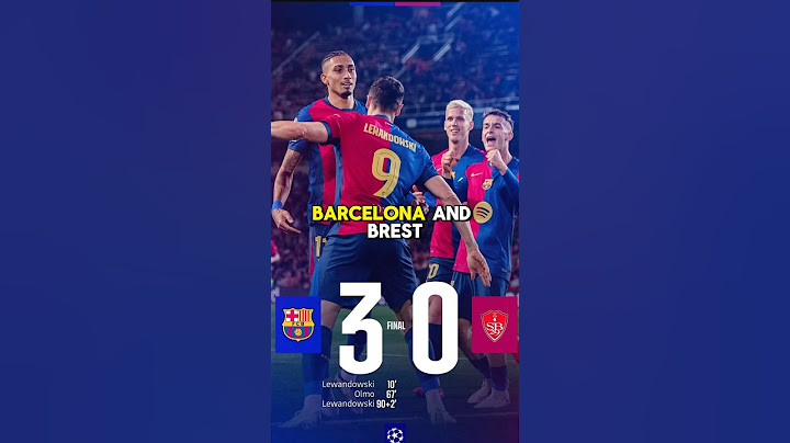 Barcelona 3-0 Brest💪❤️🔵 #barcelona #shorts #youtubeshorts