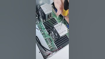 Assemble a supercomputing server that supports 8 GPUs,2TB RAM  and 184TB SSD  #rackserver #gpuserver