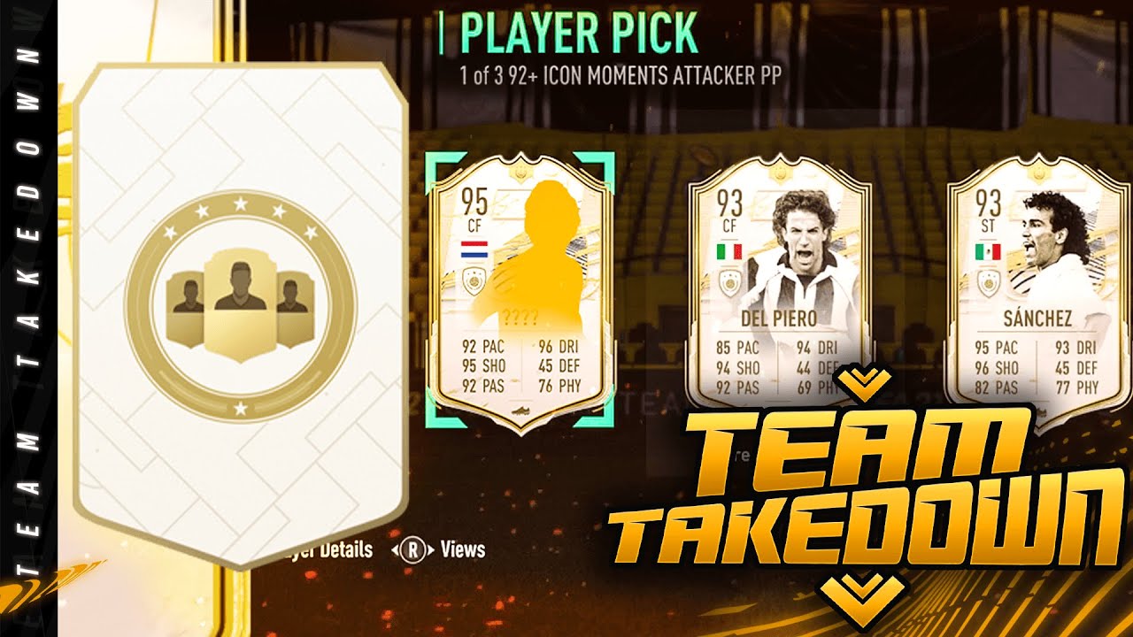Insane 92+ Icon Moments Attacker Player Pick Team Takedown!!!