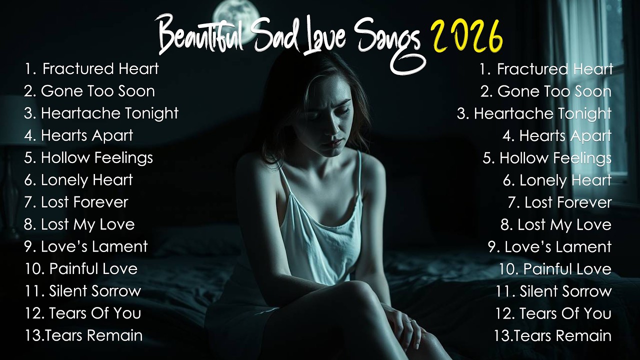 Beautiful sad love songs 2026 – Beautiful Relaxing Music 1 hour Playlist | English sad songs
