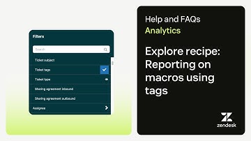 Explore recipe: Reporting on macros using tags