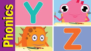Y Z Phonics Alphabet Chant for Children | English Pronunciation for Children | Fun Kids English