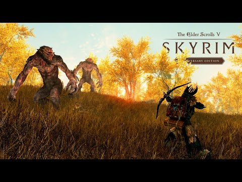 Видео: Skyrim AE - Легенда, Выживание и Лучник! 40 Квесты Рифтона и переехали  в Медовик.