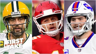 Aaron Rodgers, Patrick Mahomes or Josh Allen: Who deserves to win NFL MVP? | First Take