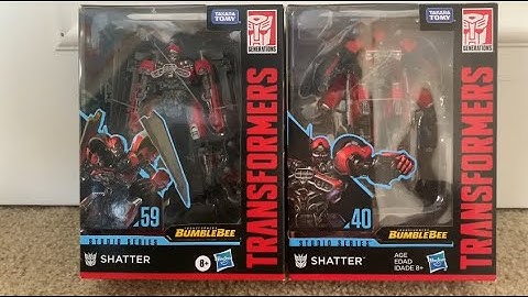 Transformers Studio Series 40 & 59 Deluxe Class Shatter Unboxing