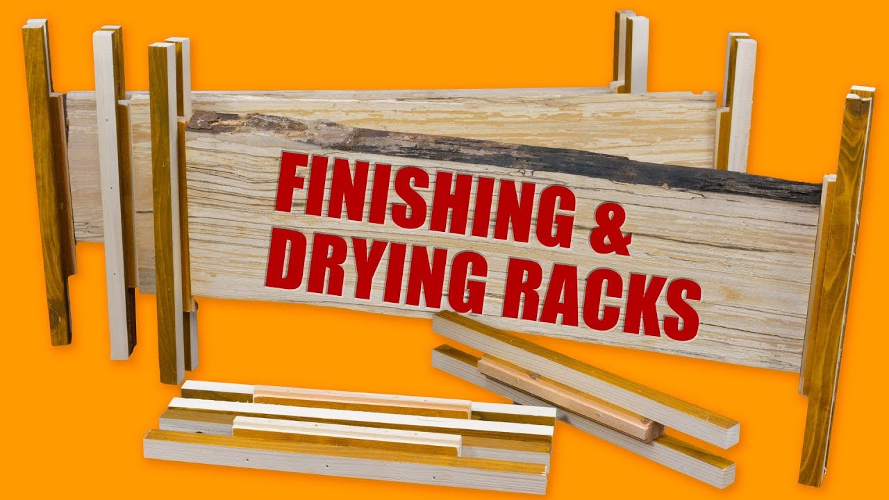 Wood Finishing and Drying Racks - Woodworking Jig - YouTube