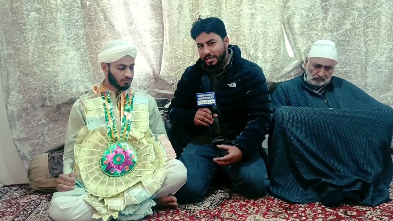 Taalish zahoor from Rathsun beerwah  completed Hafizi Quaran