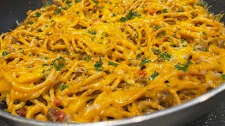 Taco Spaghetti / Tacos Tuesday Recipe @FoodKonnection