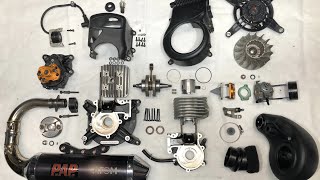 Vittorazi Atom80 Complete 2 stroke Engine Overhaul (Teardown and rebuild)