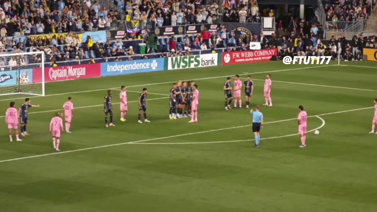 Lionel Messi's Stunning Free Kick Sparks Inter Miami's Comeback vs. Philadelphia Union