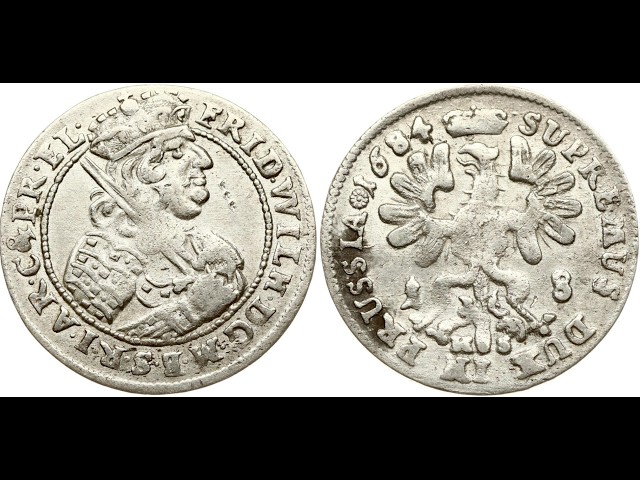 Orth (18 groschen) 1684 HS (Brandenburg-Prussia, Frederick William