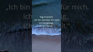Mini Meditation - ✨ Eine Minute. Drei Sätze. Tiefe Wirkung.