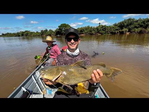 🎣 Segundo Dia no Pantanal – Parte 1 | O Rio Mutum começou a mostrar sua força! 🐟🔥