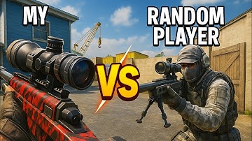 SNIPER 1V1 vs. RANDOM PLAYER! (They Challenged Me!) - COD Mobile Headshots | lucascodm