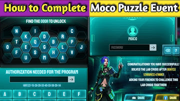 How to Complete Moco Puzzle Game Event Free Fire | Moco The Puzzle Event Password Full Details