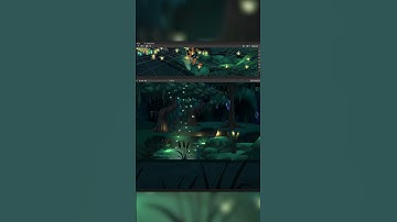 Particle System VFX - Swamp fireflies #shorts