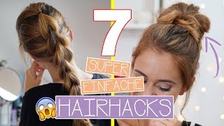 The EASIEST HAIRSTYLE HACKS for beginners  ANYONE can do them! | SNUKIEFUL