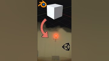 От куба в блендере до игрового объекта за 30 секунд #gamedev
