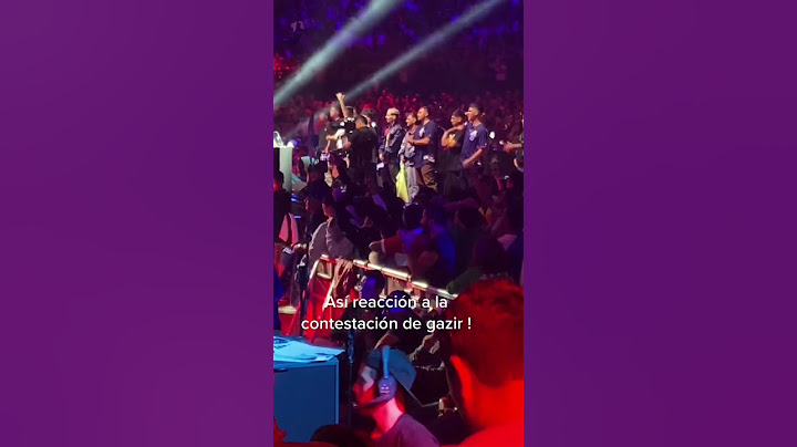 la reacción de los participantes ala Rima de aczino