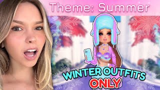 Only Wearing Winter Outfits In Dress To Impress..