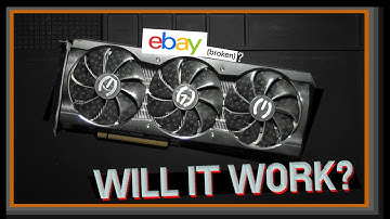 I bought the cheapest "broken" EVGA 3070 Ti, on ebay...
