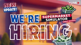 Everything is on lowest price | we're hiring today! | Supermarket Simulator India! 🔴Live