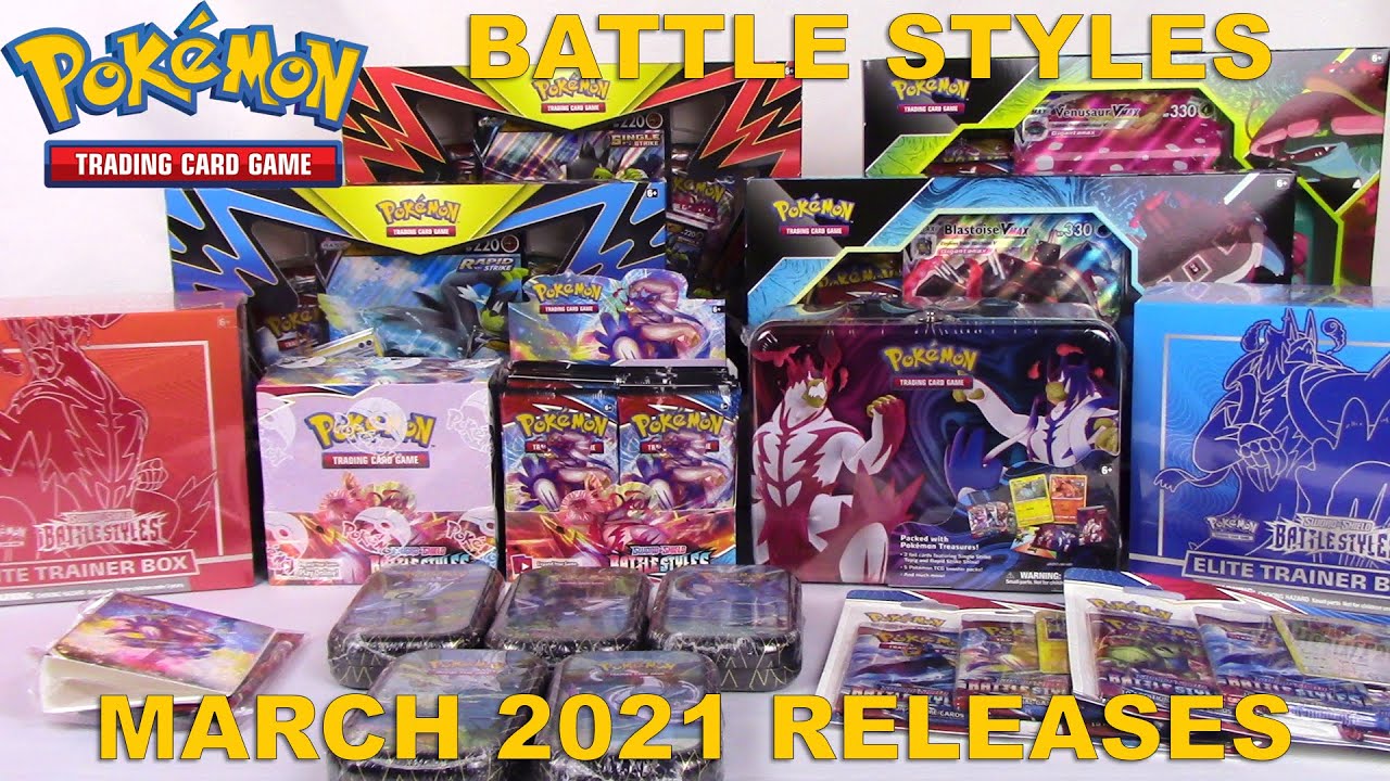  Pokemon TCG: Sword & Shield Battle Styles Booster Box : Toys &  Games