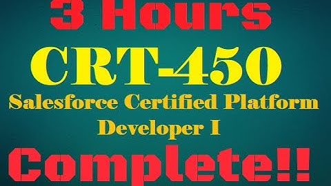 Download PDF - Salesforce CRT-450:All in One Master Video-Certified Platform Developer I: Q&A