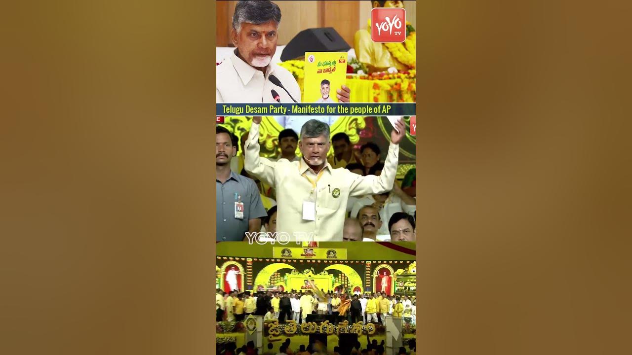 Nara Chandrababu Naidu Clarity On TDP 1st Phase Manifesto 2024 AP