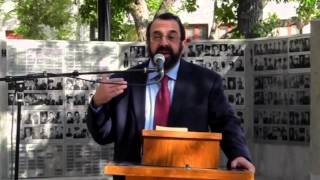 Robert Spencer speaks at VFW Veterans Day Commemoration, Sierra Madre, CA, November 9, 201