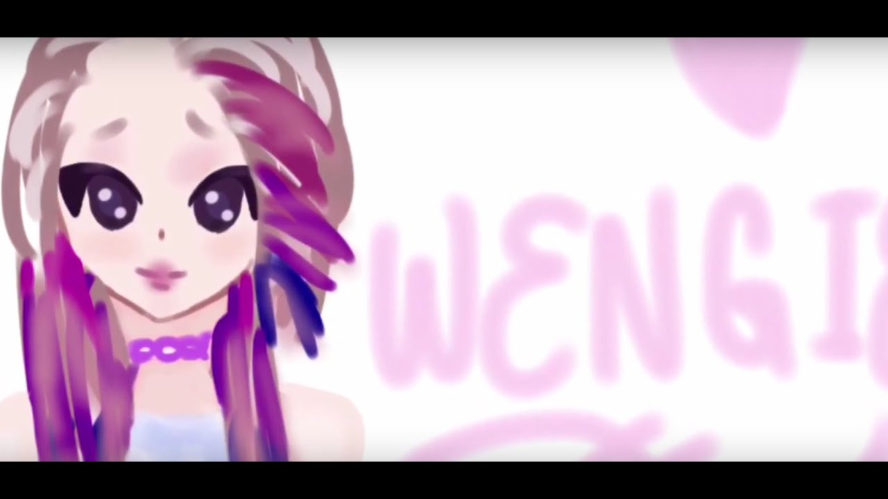 4. Wengie's Blue Hair in Anime Fan Art - wide 4