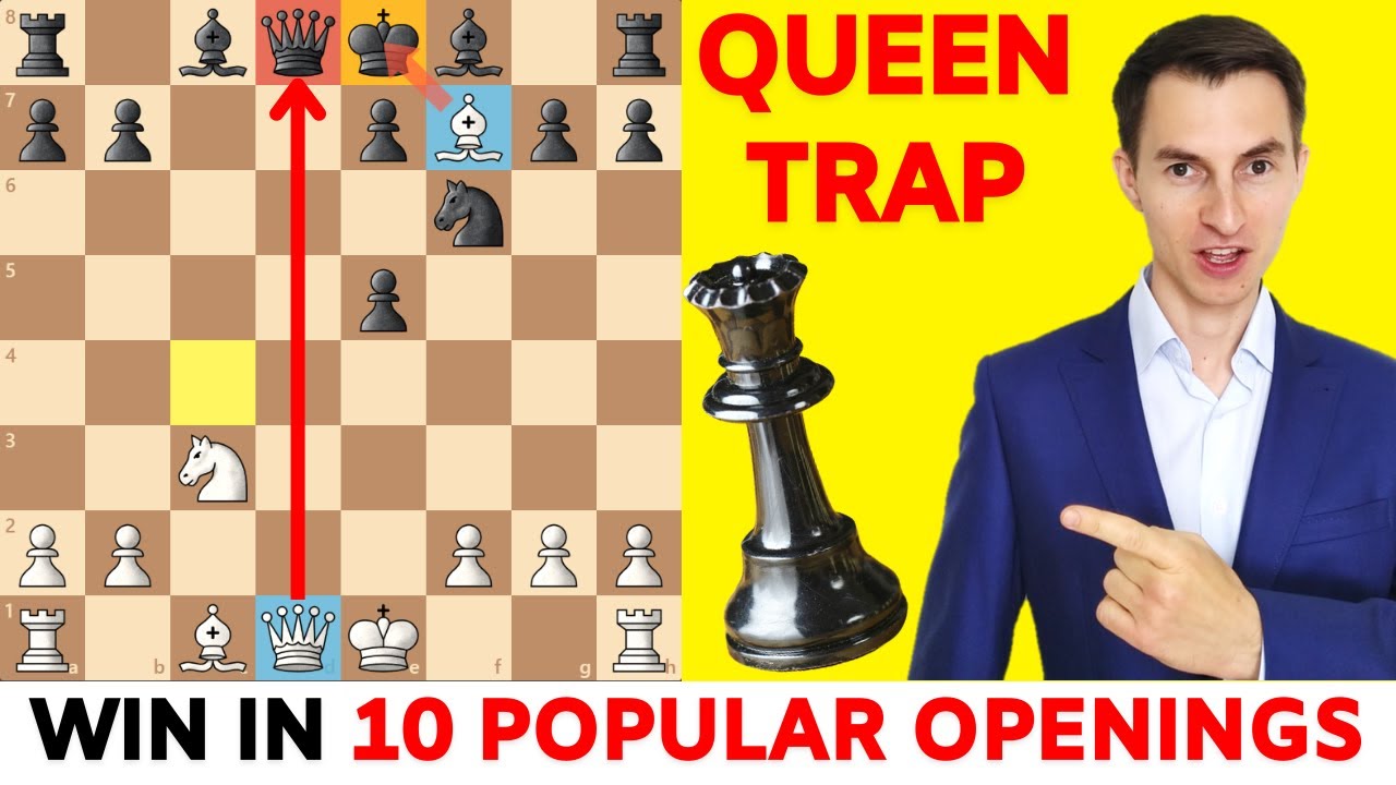 Easy Chess Trap For Beginners - The Blackburne-Shilling Gambit