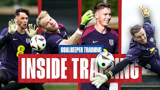 GK's ON FIRE! Ramsdale v Pickford v Trafford v Henderson GK Battle! | Inside Training | GK 🧤