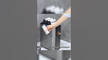 This sleek, soft-close trash can is a game-changer! #gadget #amazon #viralshorts #shorts