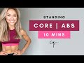 10 Min STANDING ABS WORKOUT at Home | Core Strength No Equipment