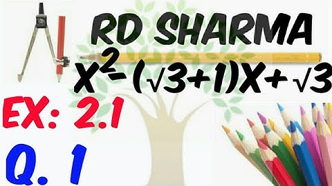 Polynomials Ex 2.1, Q - 1, Maths CBSE  10th R D Sharma.