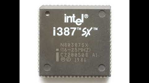 Intel 80387SX | Wikipedia audio article