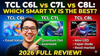 TCL C6L VS C7L VS C8L 🔥 BEST 4K TV COMPARISON 2026