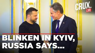 Russia Reacts To US Secretary Of State Antony Blinken's Surprise Visit To Kyiv Amid Ukraine War