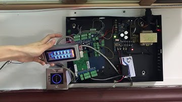 Metal RFID Keypad access  controller connect with access Control panel