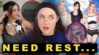 OVERWORKED! Katseye Down to 3 Le Sserafim Faking Live Vocals Chris Brown Army Comment
