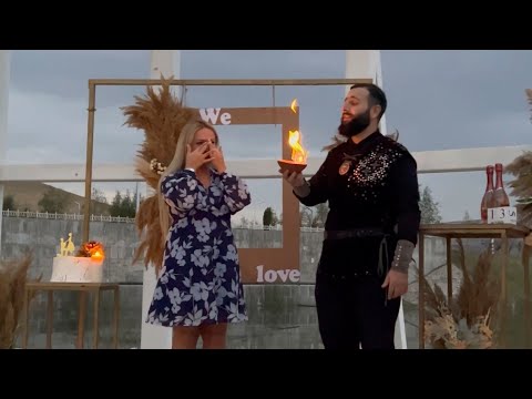 sHe said yes💍 /ბანის წევრის გელა გოგიშვილის ხელის თხოვნა 🥳💍 ჯგუფი ბანი