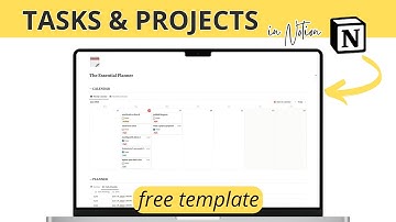 A Productive Notion Planner to Stop Procrastinating: Task & Project Management - Free Template!